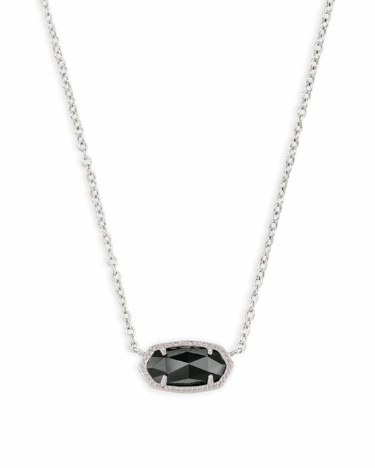 ELISA NECKLACE RHODIUM BLACK - She Chester