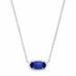 Elisa Rhod Cobalt Cats Eye Necklace - She Chester