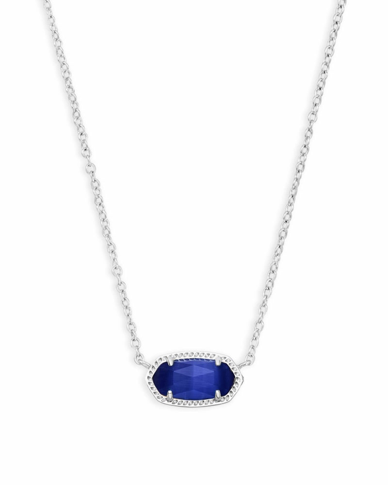 Elisa Rhod Cobalt Cats Eye Necklace - She Chester