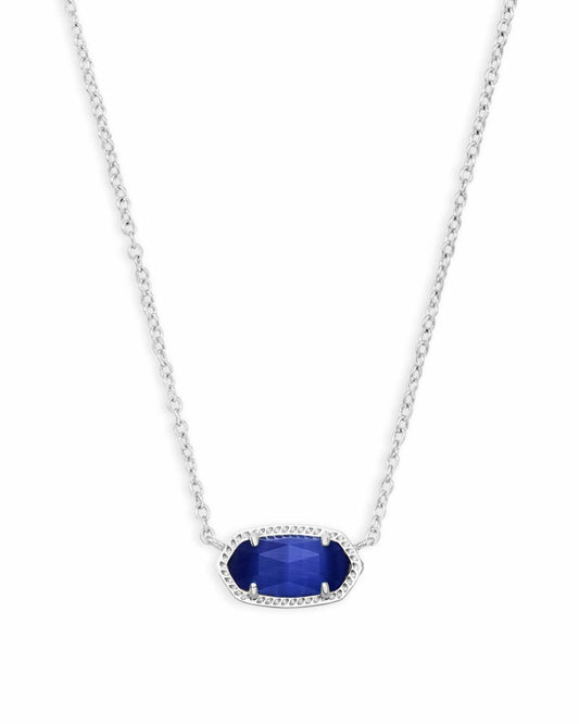Elisa Rhod Cobalt Cats Eye Necklace - She Chester