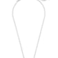 Elisa Silver Pendant Necklace In Amethyst - She Chester