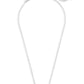 Elisa Silver Pendant Necklace In Emerald Cats Eye - She Chester