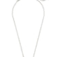 Elisa Silver Pendant Necklace In Iridescent Drusy - She Chester