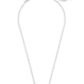 Elisa Silver Pendant Necklace In Light Blue Illusion - She Chester