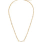 Elisa Gold Dichroic Multi Strand Necklace