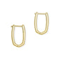 Ellen Huggie Earrings 18k Gold Vermeil - She Chester