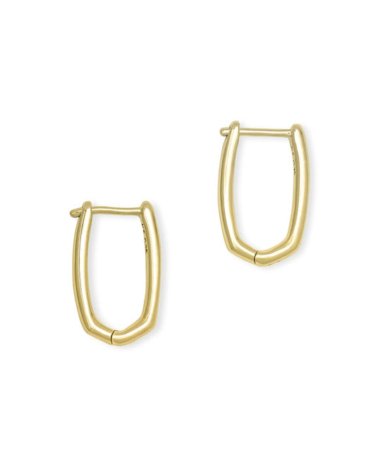 Ellen Huggie Earrings 18k Gold Vermeil - She Chester
