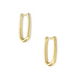Ellen Huggie Earrings 18k Gold Vermeil - She Chester