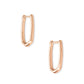 Ellen Huggie Earrings 18k RSG Vermeil - She Chester