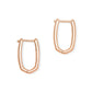 Ellen Huggie Earrings 18k RSG Vermeil - She Chester