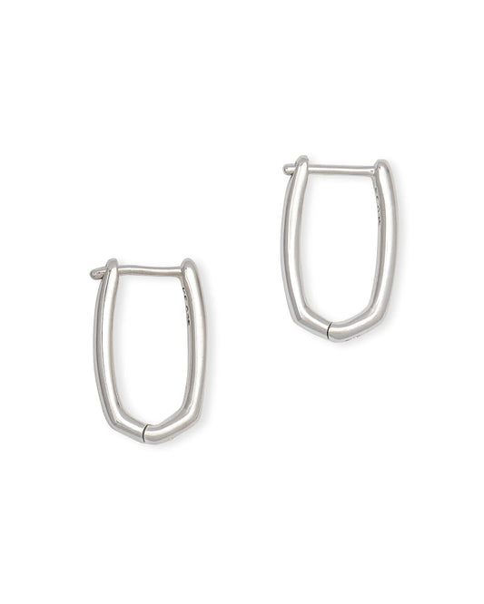 Ellen Huggie Earrings Sterling Silver - She Chester