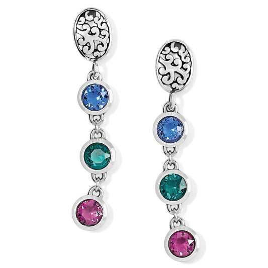 Elora Gems Colored Drop Earrings - JA8913 - She Chester