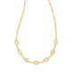 EMILIE STRAND NECKLACE GOLD IRIDESCENT DRUSY - She Chester