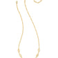 EMILIE STRAND NECKLACE GOLD IRIDESCENT DRUSY - She Chester