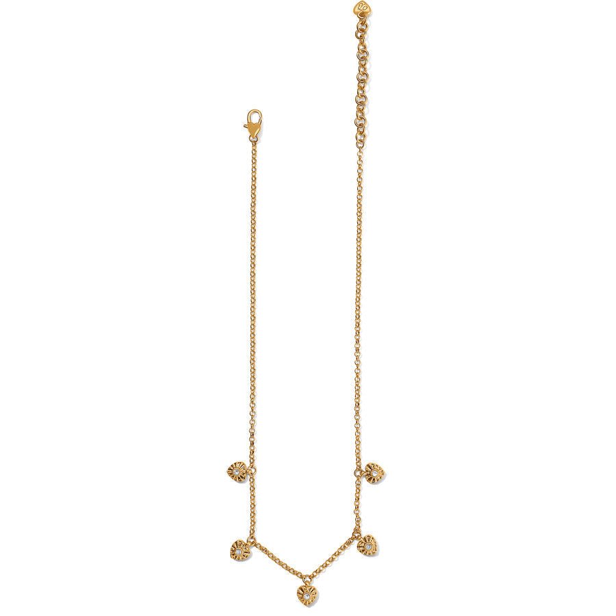 Esprit Gold Heart Station Necklace - JM7363 - She Chester