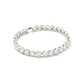 Carmen Tennis Bracelet Silver White