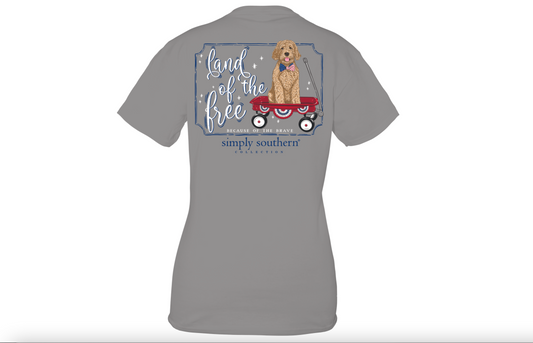 Land of Free Wagon Tee -