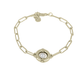 DIamante Pearl Gold Bracelet B5588-GB00
