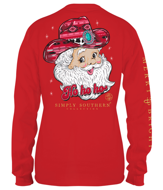 Cowboy Santa Long Sleeve -
