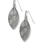 Palmetto Silver Leaf Drop Earrings - JA9270