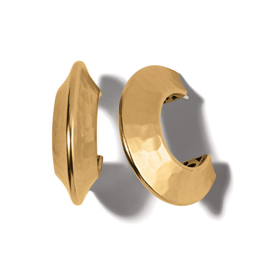 Mystic Moon Gold Hoop Earrings - JA9319