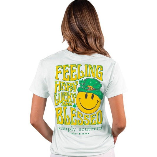 Feeling Blessed Smiley SS - She Chester