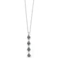 Ferrara Drop Mini Circle Necklace - JM6850 - She Chester