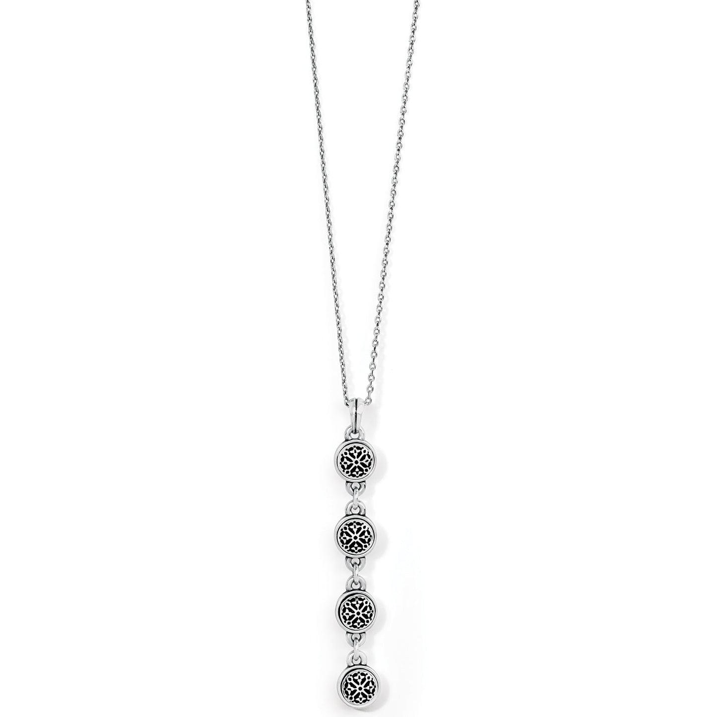 Ferrara Drop Mini Circle Necklace - JM6850 - She Chester