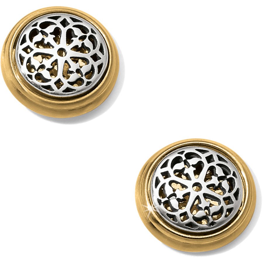 Ferrara Two Tone Post Earrings JA5802 - She Chester
