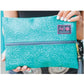 Turquoise Dream Large Makeup Junkie Bag