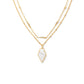 Framed Tessa Multi White Howlite Neck - She Chester