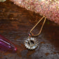 Gemelli Gold Circle Initial Necklace - She Chester
