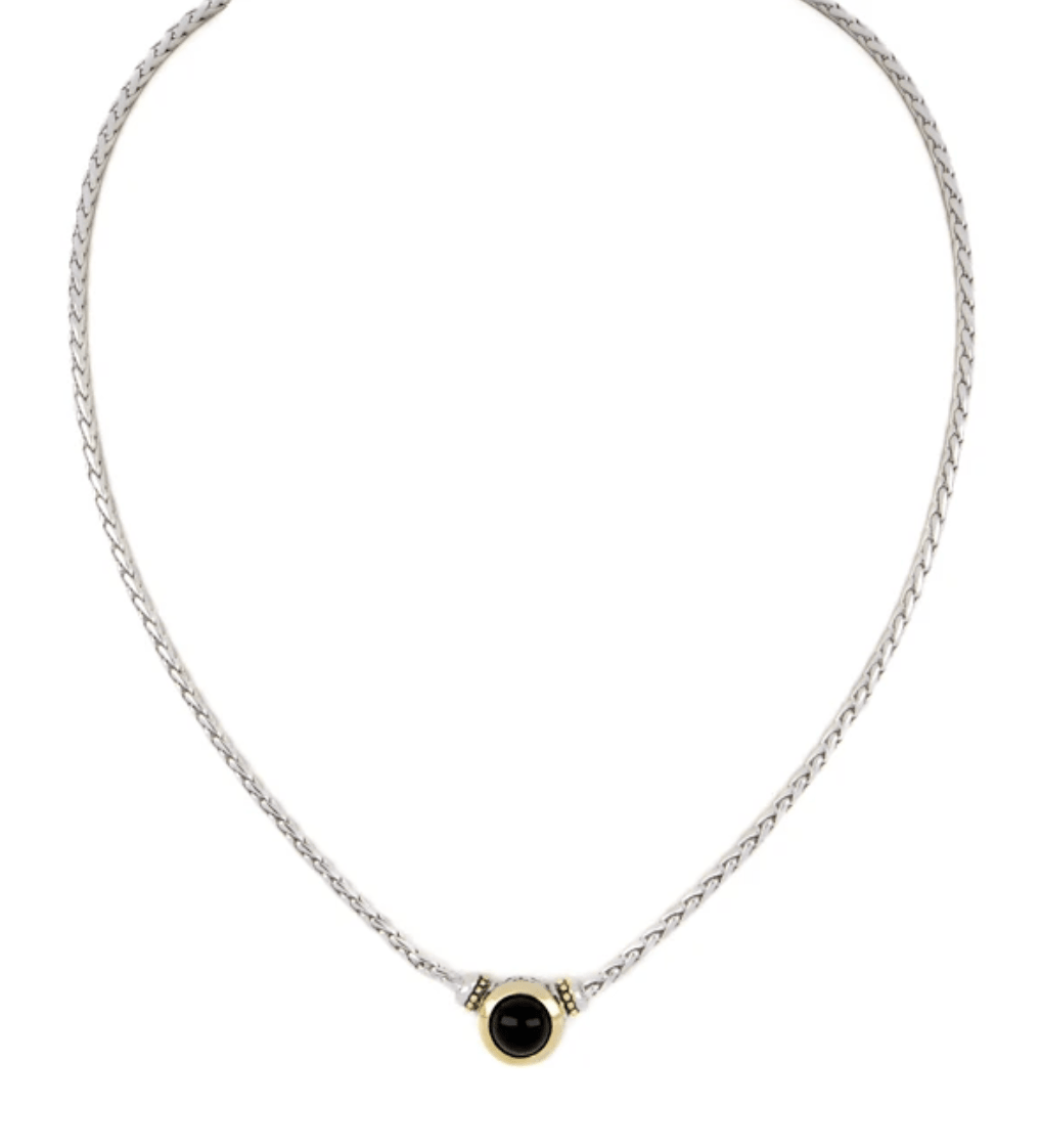 Genuine Black Onyx Necklace N5123 - A503 - She Chester