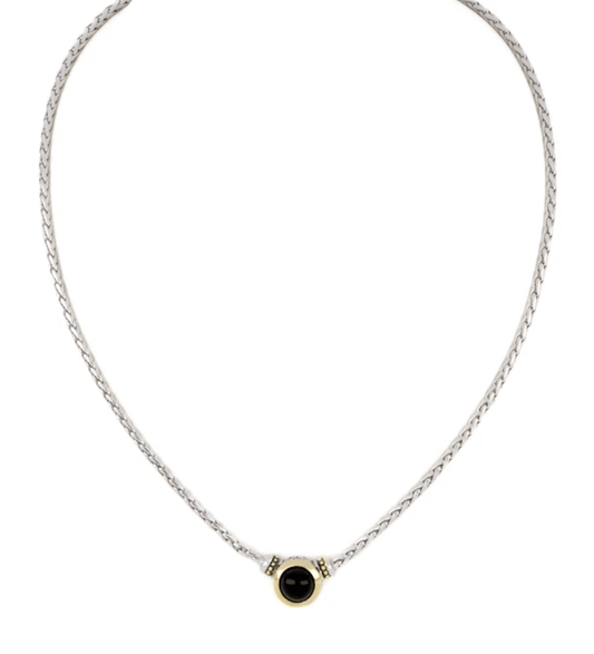 Genuine Black Onyx Necklace N5123 - A503 - She Chester