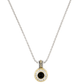 Genuine Black Onyx & Pavé Pendant with Chain K5128 - A5F3 - She Chester
