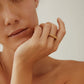 Gold Tapered Twisted Ring - She Chester