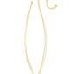 BROOKE MULTI STRAND NECKLACE GOLD METAL