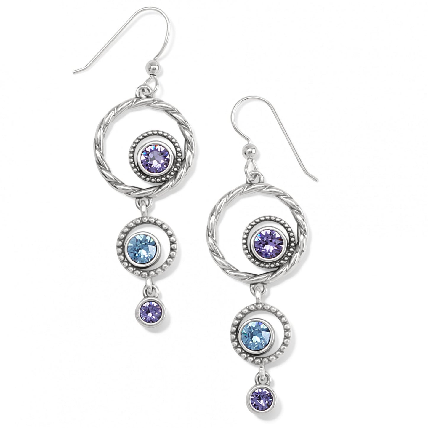 Halo Radiance French Wire Earrings - She Chester