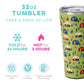 Happy Camper 32oz Stainless Tumbler