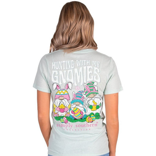 Hunting With My Gnomes SS Tee - She Chester