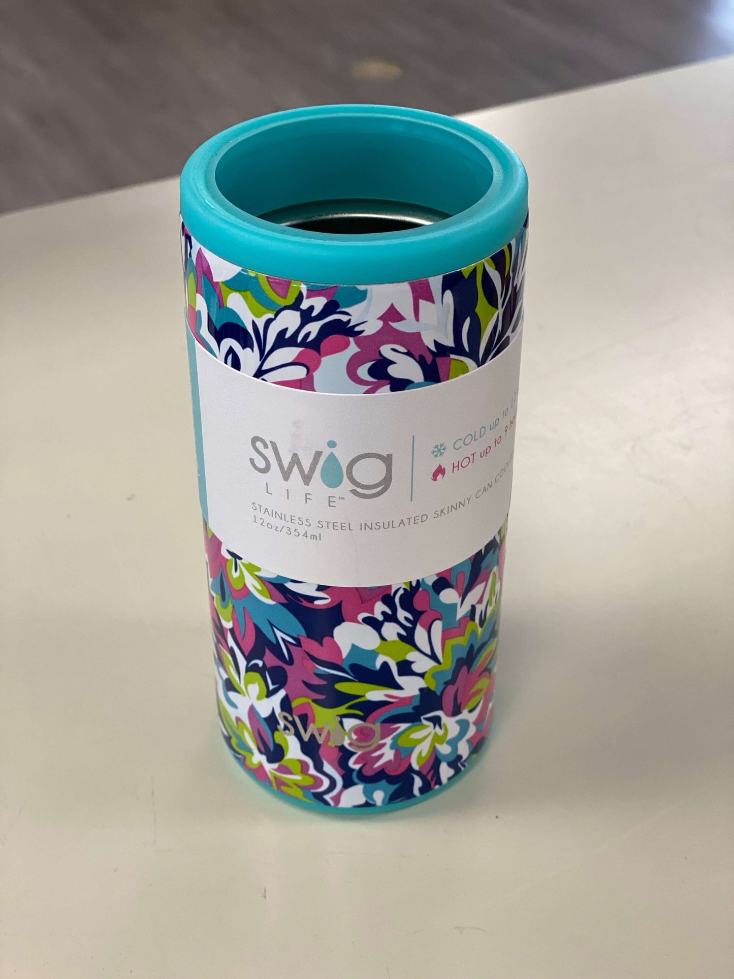 Wild Flowers Skinny Koozie