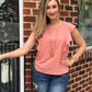 Flutter Sleeve Top Online Only