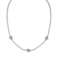 Infinity Knot 3 Station Two Tone Necklace - She Chester