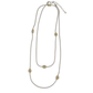 Infinity Knot 6 Station 36" Two Tone Necklace - She Chester