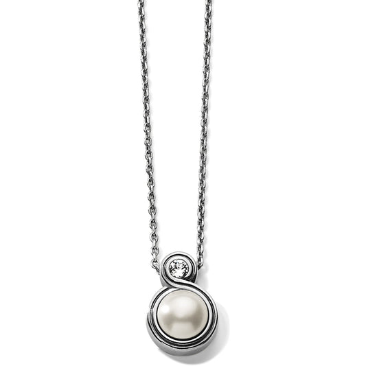 Infinity Pearl Petite Necklace - She Chester
