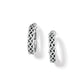 Interlok Braid Small Silver Hoops - JA8890 - She Chester