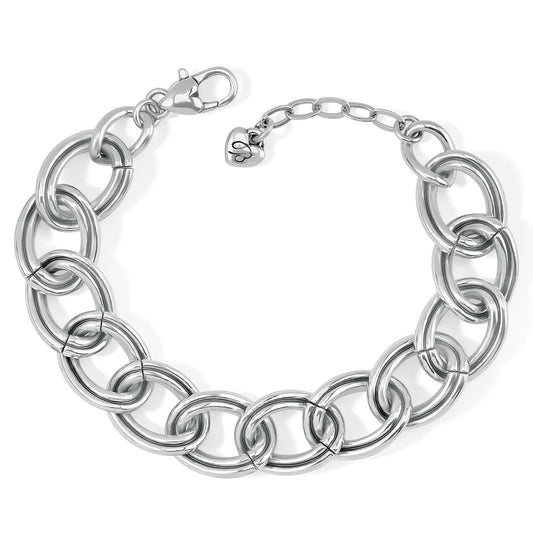 Interlok Chain Silver Bracelet - JF9750 - She Chester