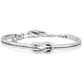 Interlok Harmony Bar Silver Bracelet JF9730 - She Chester
