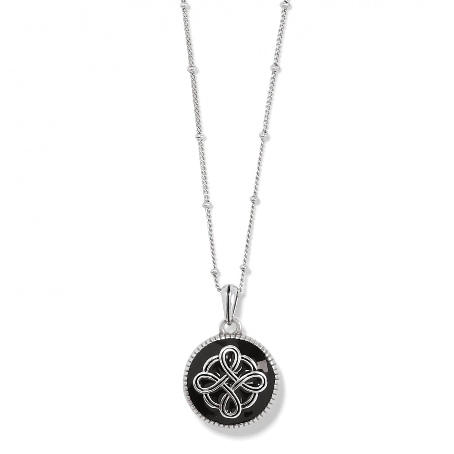 Interlok Noir Reversible Necklace - JM3903 - She Chester