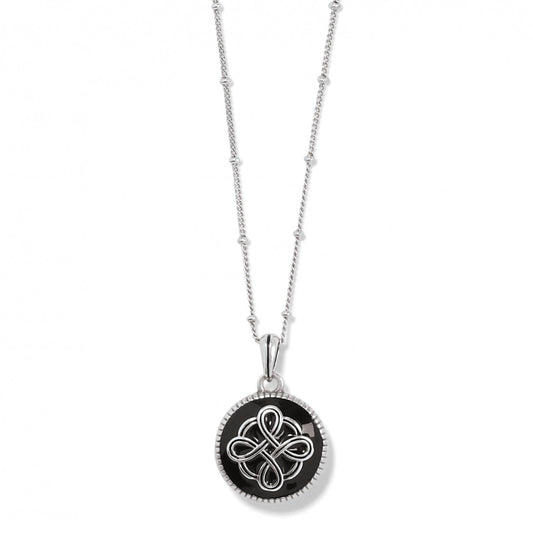 Interlok Noir Reversible Necklace - JM3903 - She Chester